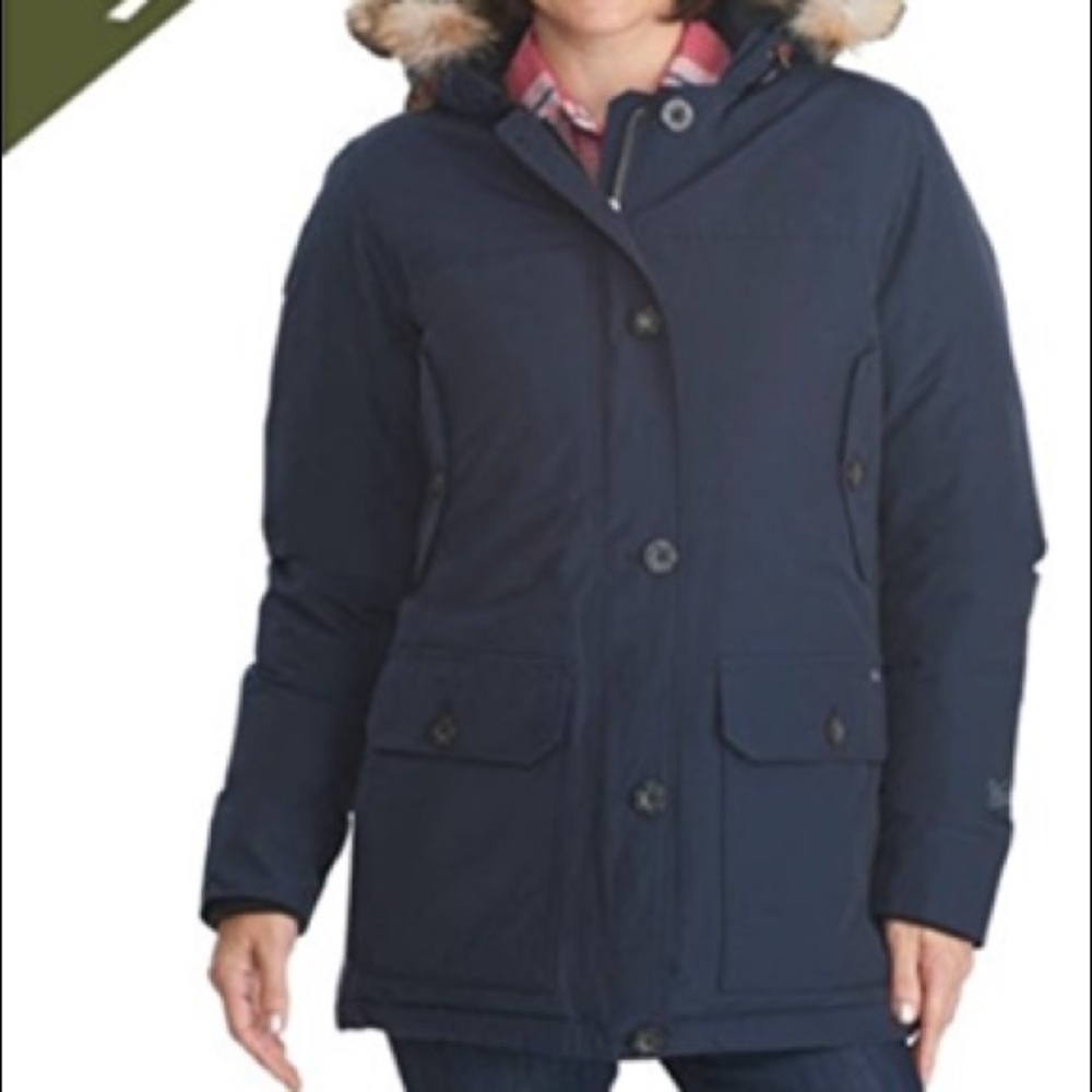 WOOLRICH WOMENS ARCTIC DOWN PARKA  DEEP NAVY